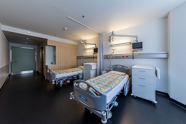 Spital Interlaken fmi - Aufstockung Gebäude K, Bettentrakt