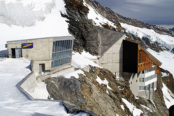 Jungfraujoch, Neubau Plateau-Ausgang